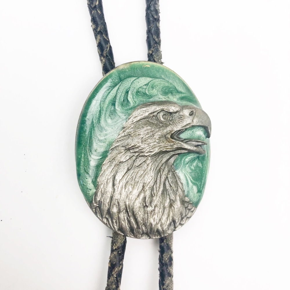 VINTAGE l Eagle Bolo Tie